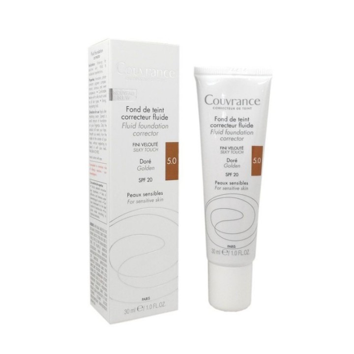 Avène Couvrance Fluid Foundation Corrector 5.0 Golden