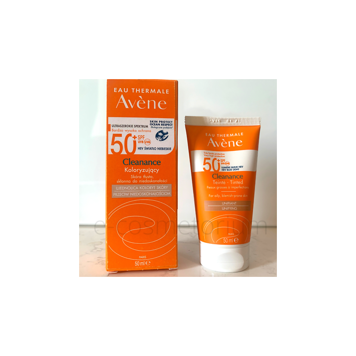 Avène Sun Cleanance Tinted Sunscreen SPF50+
