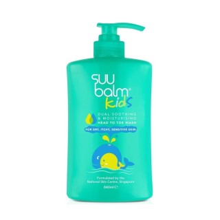 Suu Balm Kids Dual Soothing & Moisturising Head to Toe Wash (840ml)