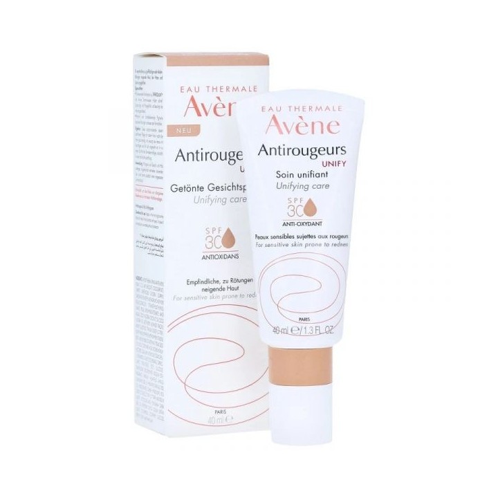 Avène Antirougeurs Unify Tinted Unifying Care SPF30