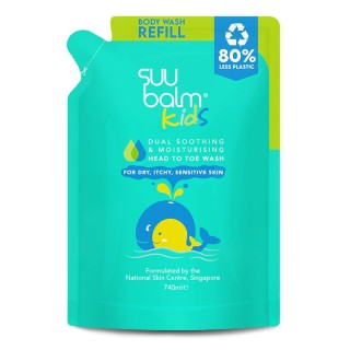 Suu Balm Kids Dual Soothing & Moisturising Head to Toe Wash (740ml)