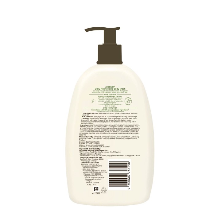 AVEENO® DAILY MOISTURIZING BODY WASH