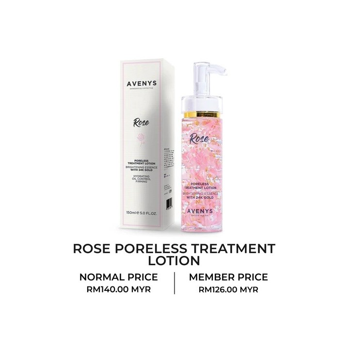 AVENYS ROSE Poreless Treatment Lotion