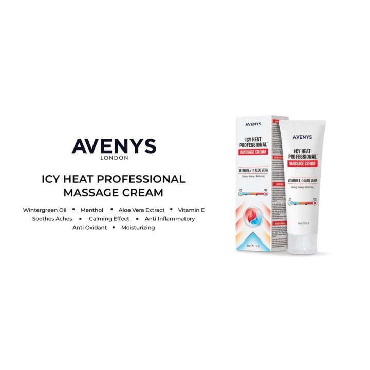 Avenys Icy Heat Professional Massage Cream