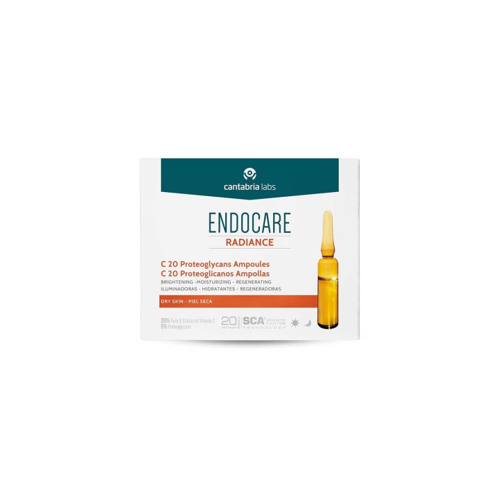 ENDOCARE RADIANCE C 20 Proteoglycans Ampoules