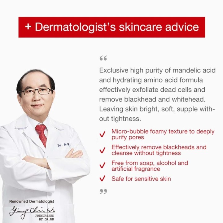 DR WU Mandelik Renewal Cleansing Mousse With Mandelic Acid