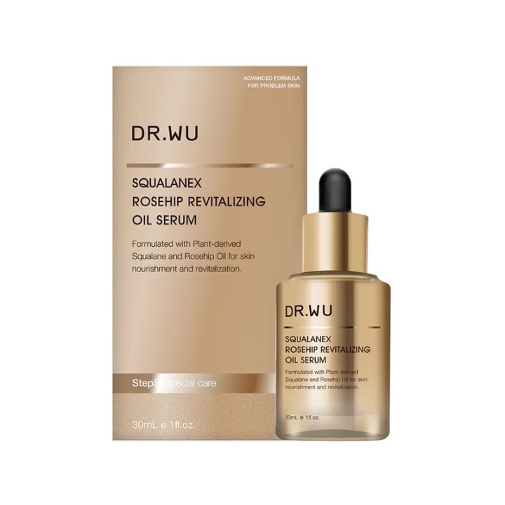 DR WU Squalanex Rosehip Revitalising Oil Serum