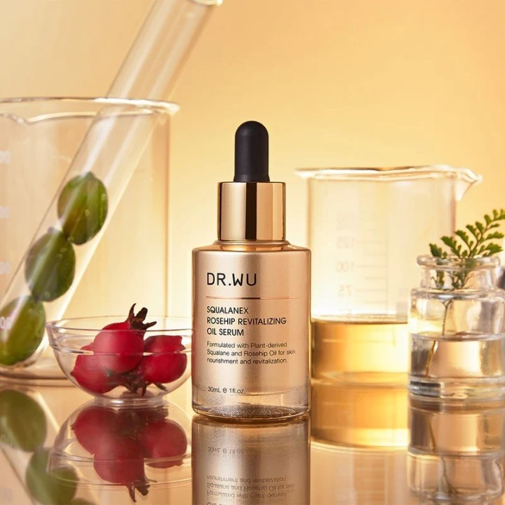 DR WU Squalanex Rosehip Revitalising Oil Serum