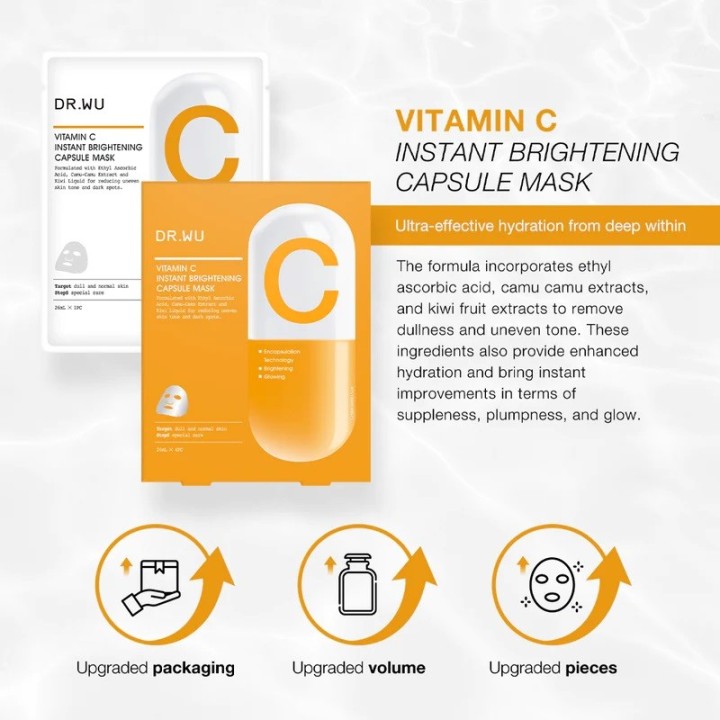 DR WU Instant Whitening Capsule Mask