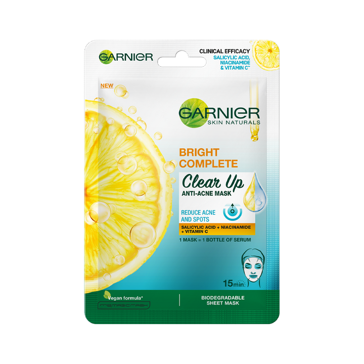 Garnier Bright Complete Clear Up Anti Acne Mask
