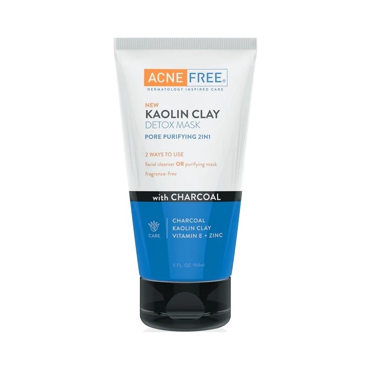 AcneFree Kaolin Clay Detox Mask With Charcoal