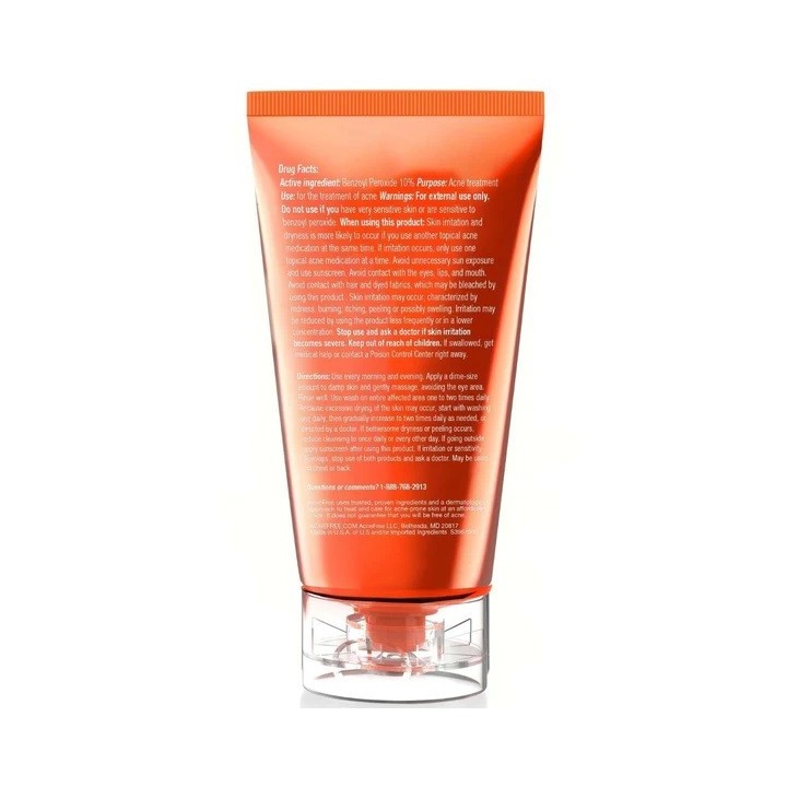 AcneFree Benzoyl Peroxide Deep Cleansing Foaming Wash