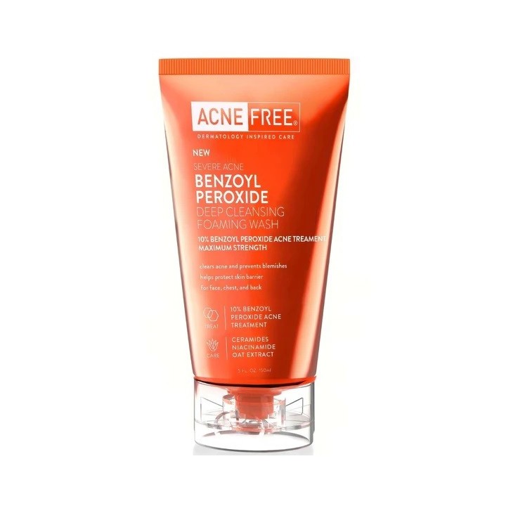 AcneFree Benzoyl Peroxide Deep Cleansing Foaming Wash