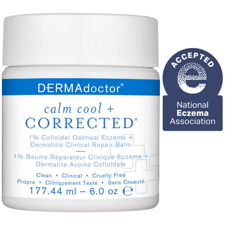 Calm Cool + Corrected 1% Colloidal Oatmeal Eczema + Dermatitis Clinical Repair Balm