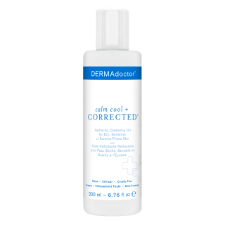 Calm Cool + Corrected Hydrating Cleansing Oil, Moisturizer and Makeup Remover for Dry, Sensitive or Eczema-Prone Skin