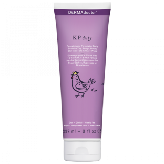 KP Duty Body Scrub Dermatologist Formulated Exfoliant for Keratosis Pilaris and Dry, Rough, Bumpy Skin with 10% AHAs + PHAs