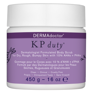 KP Duty Body Scrub for Keratosis Pilaris and Dry, Rough, Bumpy Skin with 10% AHAs + PHAs