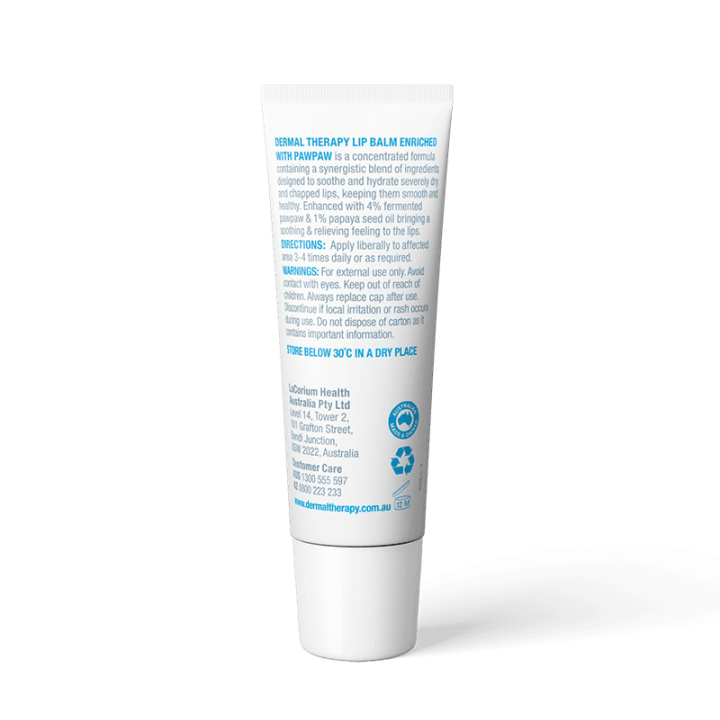 Dermal Therapy Lip Balm Enriched with Pawpaw