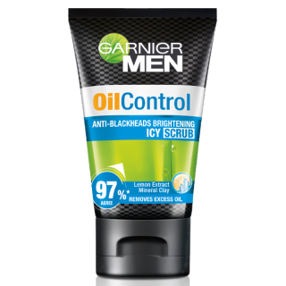 Garnier Men Oil Control Anti-Blackheads Brightening Icy Scrub 50ml