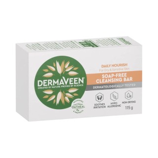 DermaVeen Daily Nourish Soap-Free Cleansing Bar