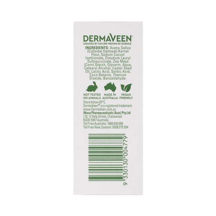 DermaVeen Daily Nourish Soap-Free Cleansing Bar