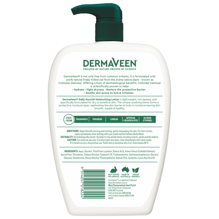 DermaVeen Daily Nourish Moisturising Lotion