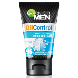 Garnier Men Oil Control Super Duo Foam 100ml