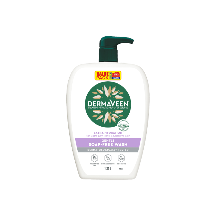 DermaVeen Extra Hydration Soap-Free Wash