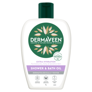 DermaVeen Extra Hydration Shower & Bath Oil