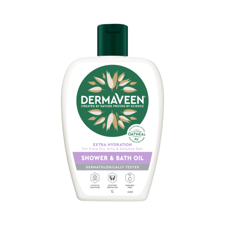 DermaVeen Extra Hydration Shower & Bath Oil