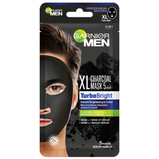TurboBright XL Charcoal Serum Sheet Mask
