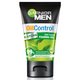 Garnier Men Oil Control Matcha Deep Clean Foaming Gel 100ml