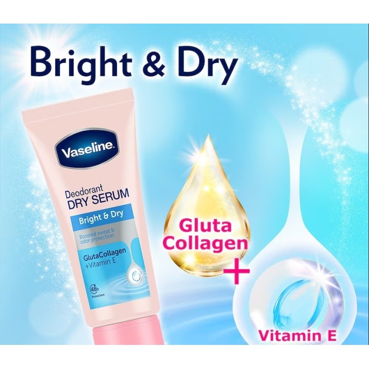 Vaseline® Deodorant Dry Serum Bright & Dry 50ML