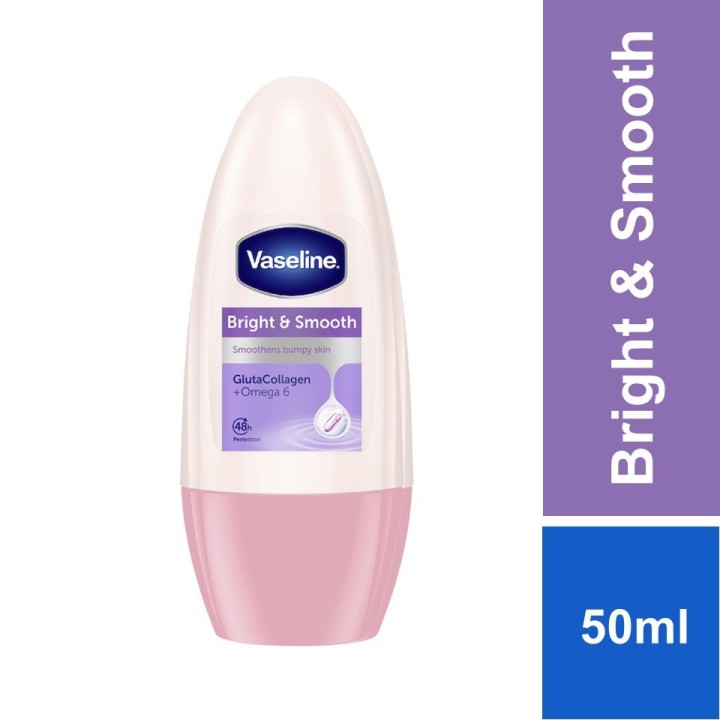 Vaseline® Deodorant Roll On Bright & Smooth 50ML