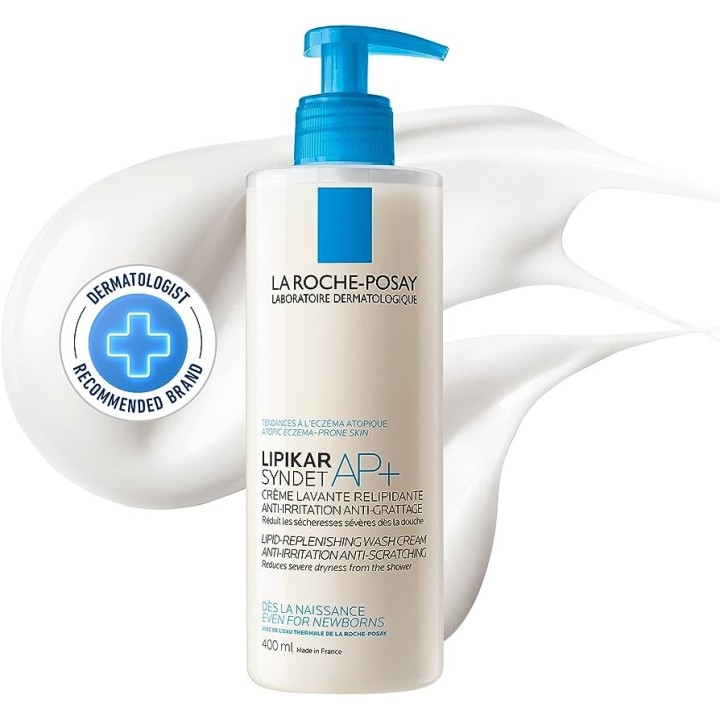 La Roche Posay Lipikar Syndet AP+ Lipid Replenishing Cream Wash