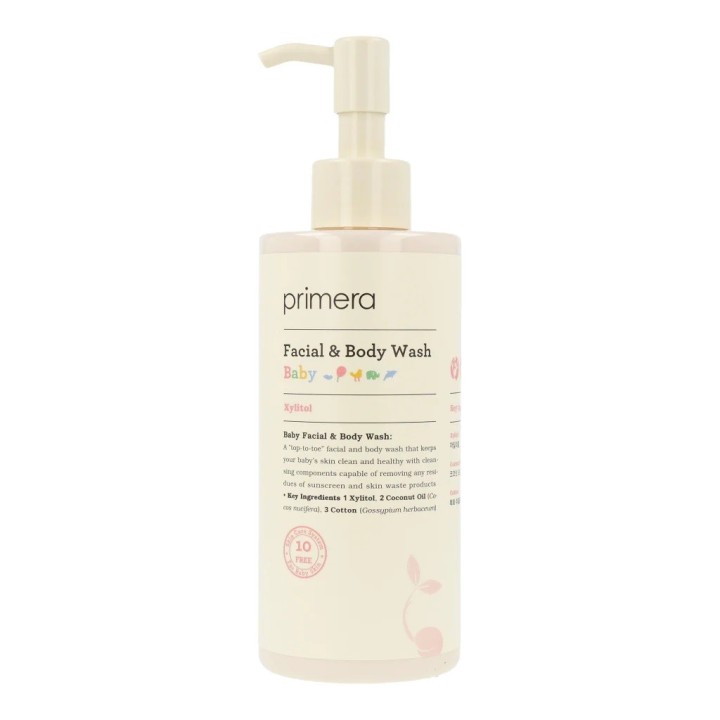 Primera Baby Facial & Body Wash 250ml