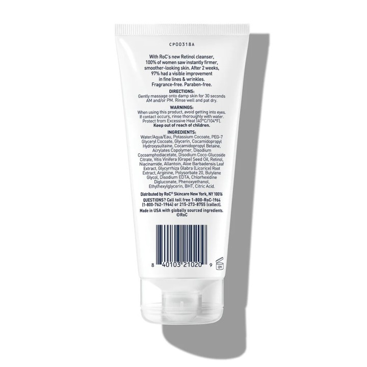 RoC’s RETINOL CORREXION® Deep Wrinkle Serum Cleanser