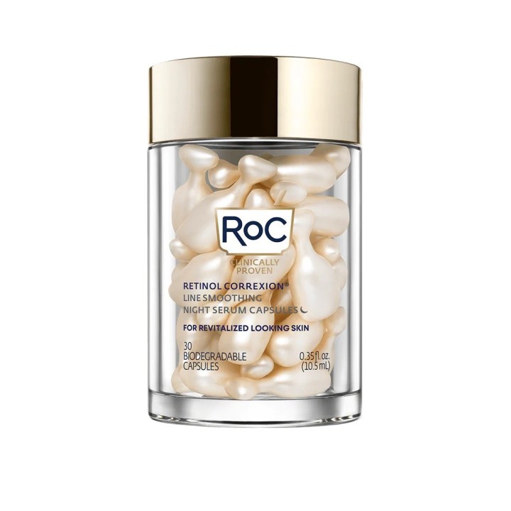 RoC's RETINOL CORREXION® Line Smoothing Night Serum Capsules