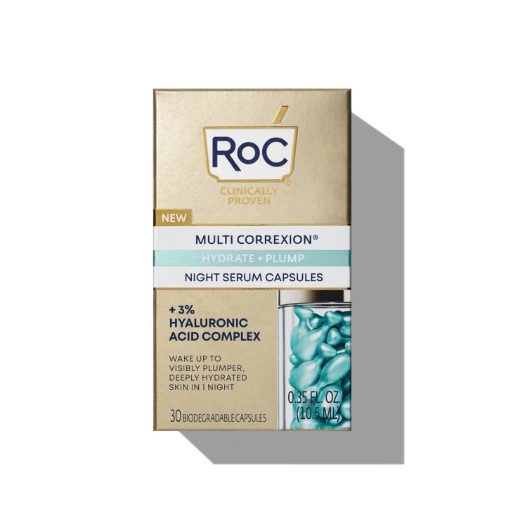RoC’s MULTI CORREXION® Hydrate + Plump Serum Capsules