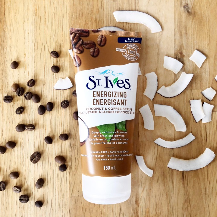 St. Ives Energizing Coconut & Coffee Face Scrub