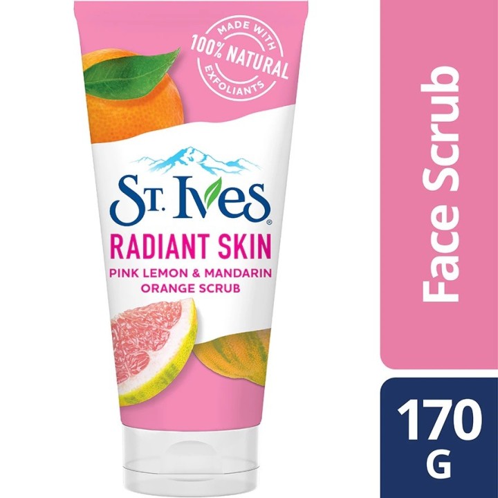 St. Ives Radiant Skin Scrub Pink Lemon & Mandarin Orange Scrub
