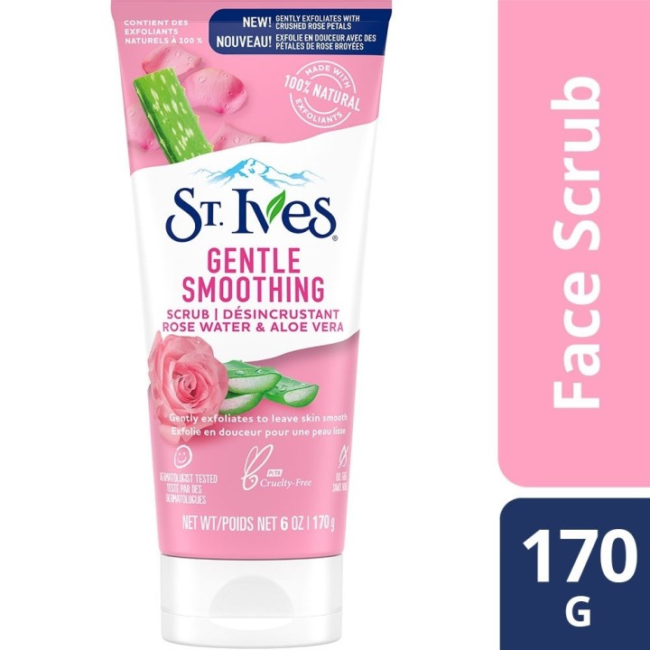 St. Ives Gentle Smoothing Rose Water & Aloe Vera Scrub