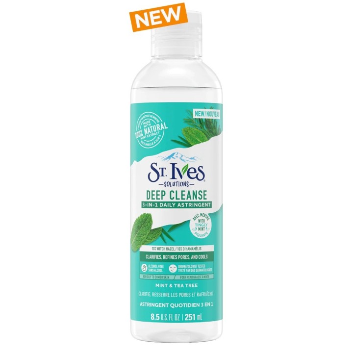 St. Ives Mint & Tea Tree 3-in-1 Daily Astringent