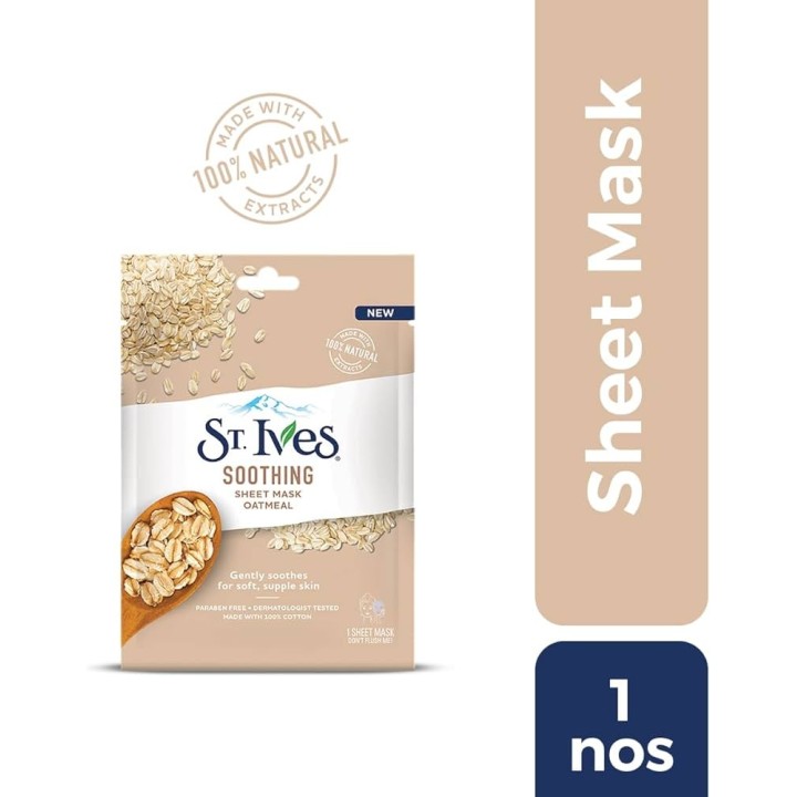 St. Ives Soothing Oatmeal Sheet Mask