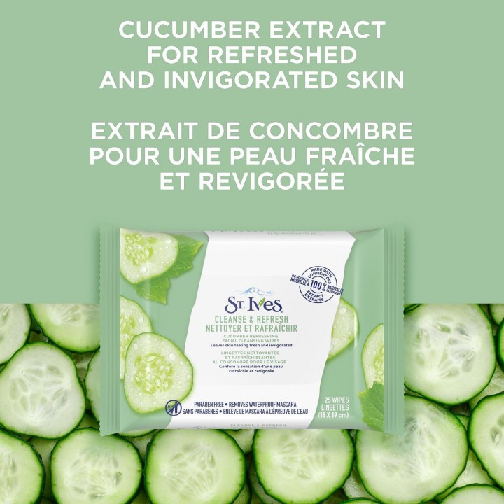 St. Ives Cleanse & Refresh Cucumber Wipes
