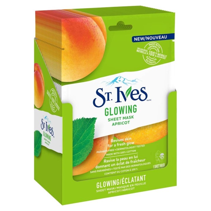 St. Ives Glowing Apricot Sheet Mask