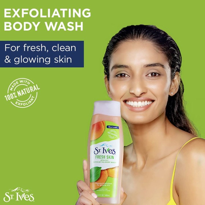 St. Ives Fresh Skin Apricot Exfoliating Body Wash