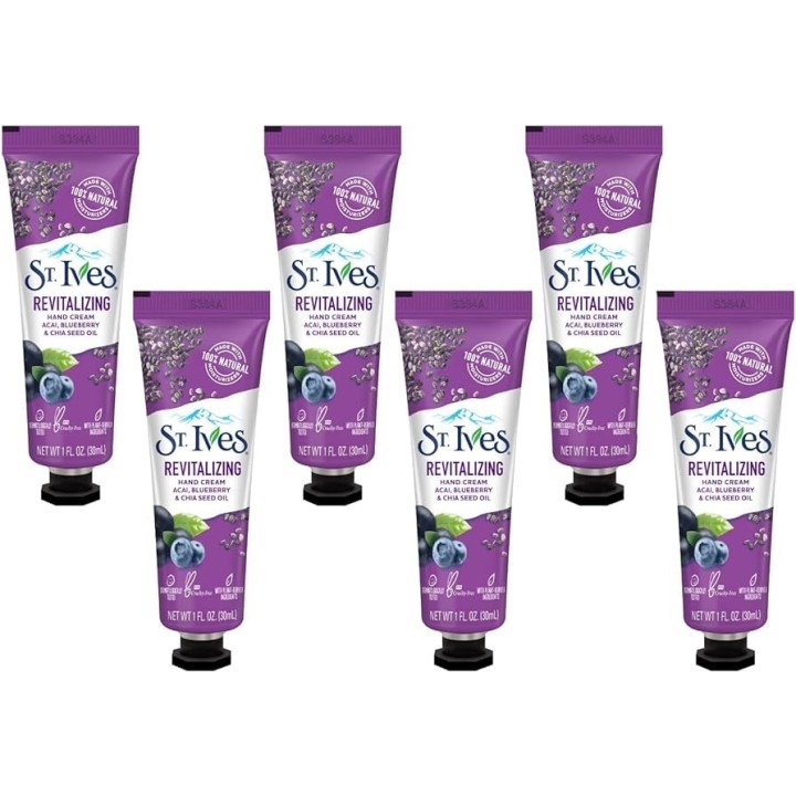 st. ives Revitalizing Hand Cream Acai, Blueberry And Chia Seed Oil
