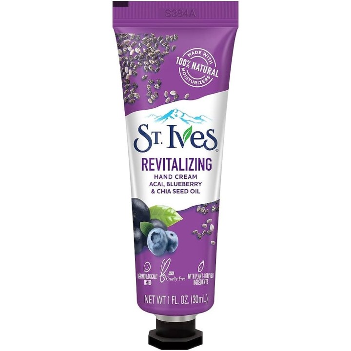 st. ives Revitalizing Hand Cream Acai, Blueberry And Chia Seed Oil
