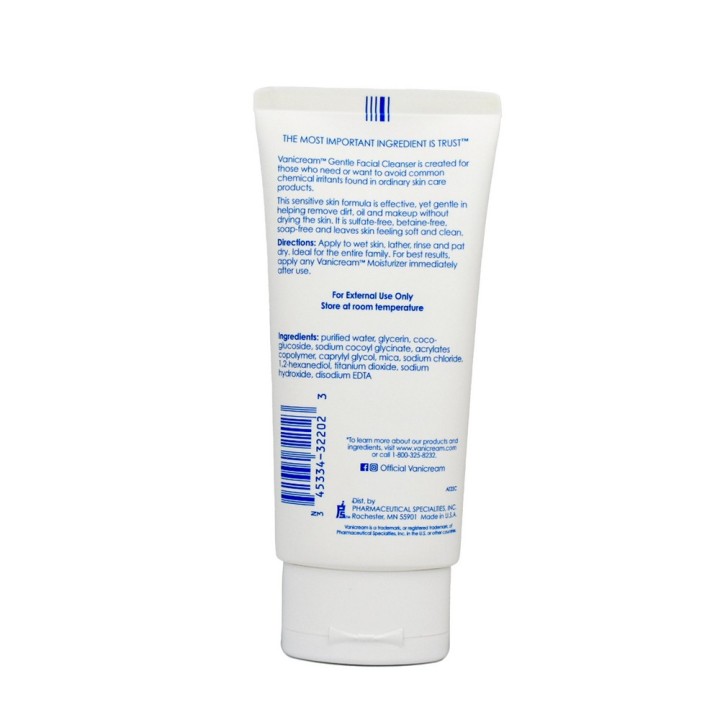VANICREAM™ Gentle Facial Cleanser